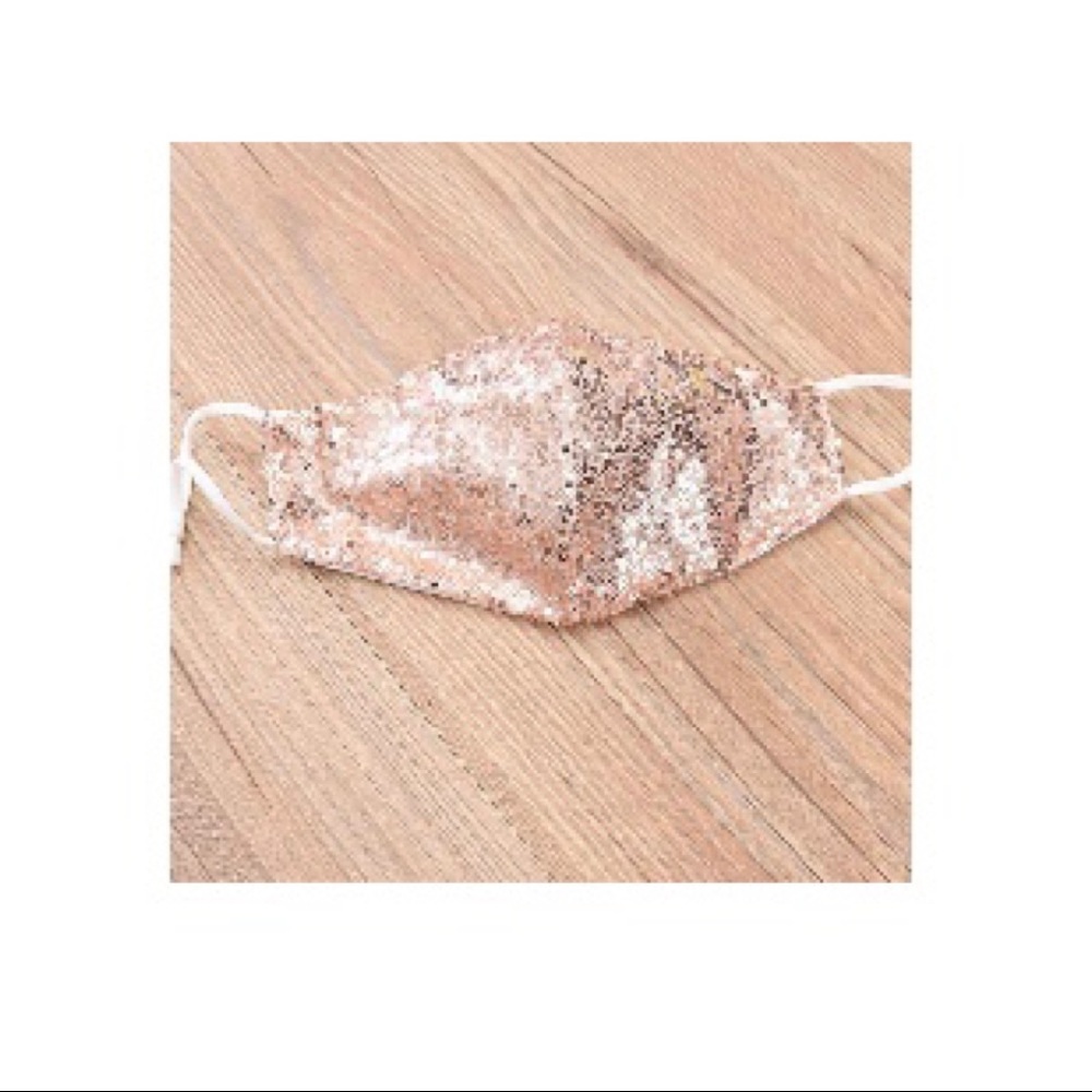 Sequin Glitter Fabric Face Mask